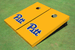 University of Pittsburgh Yellow Matching Solid Cornhole Boards