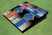 Boise State University Field Long Stripe Alternating Themed Cornhole Boards