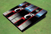 University Of Cincinnati Field Long Strip Matching Black Themed Cornhole Boards