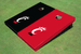 University Of Cincinnati Alternating Solid Cornhole Boards