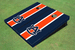 Auburn University Orange And Navy Matching Long Stripe Cornhole Boards