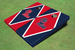 University Of Mississippi Alternating Diamond Cornhole Boards University Of Mississippi Alternating Diamond Cornhole Boards
