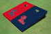 University Of Mississippi Alternating Solid Cornhole Boards