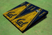 University of California Berkeley Yellow And Navy Matching Wood Look Triangle Cornhole Boards