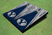 Brigham Young University BYU Navy And White Matching Wood Look Triangle Cornhole Boards
