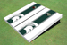 Michigan State University Hunter And White Matching Long Stripe Cornhole Boards