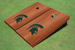 Michigan State University Solid Rosewood Cornhole Boards