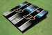 Purdue University Field Long Strip Matching Black Themed Cornhole Boards Purdue University Field Long Strip Matching Black Themed Cornhole Boards