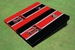 Texas Tech University Alternating Long Stripe Cornhole Boards