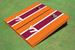 Virginia Tech Maroon And Orange Matching Long Stripe Cornhole Boards Virginia Tech Maroon And Orange Matching Long Stripe Cornhole Boards