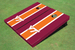 Virginia Tech Orange And Maroon Matching Long Stripe Cornhole Boards Virginia Tech Orange And Maroon Matching Long Stripe Cornhole Boards