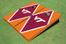 Virginia Tech Maroon And Orange Matching Diamond Cornhole Boards