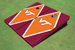 Virginia Tech Orange And Maroon Matching Diamond Cornhole Boards