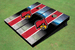 University of Louisville Field Long Strip Matching Red Themed Cornhole Boards