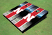 University of Nebraska Field Long Strip Matching Red  Themed Cornhole Boards
