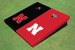University of Nebraska Alternating Solid Cornhole Boards University of Nebraska Alternating Solid Cornhole Boards