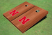 University of Nebraska Solid Rosewood Cornhole Boards