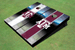 Texas A&M Field Long Strip Alternating Themed Cornhole Boards