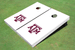 Texas A&M White Matching Solid Cornhole Boards