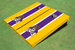 East Carolina University Purple and Yellow Matching Long Stripe Cornhole Boards
