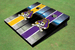 East Carolina University Field Long Strip Alternating Themed Cornhole Boards