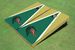 University of Alabama Birmingham Dragon Head Green and Gold Matching Triangle Custom Cornhole Boards University of Alabama Birmingham Dragon Head Green and Gold Matching Triangle Custom Cornhole Boards