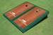 University of Alabama Birmingham UBA Rosewood Green Matching Border Custom Cornhole Boards