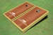 University of Alabama Birmingham UBA Rosewood Gold Matching Border Custom Cornhole Boards