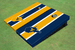 West Virginia University Alternating Long Stripe Cornhole Boards