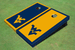 West Virginia University Alternating Border Cornhole Boards