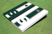 Michigan State University "S" Alternating Long Stripe Cornhole Boards Michigan State University "S" Alternating Long Stripe Cornhole Boards