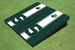 Michigan State University "S" White And Hunter Matching Long Stripe Cornhole Boards