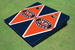 Auburn University "Tiger Eyes" Orange And Navy Matching Diamond Cornhole Boards