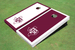 Texas A&M "State Outline" Alternating Border Cornhole Boards