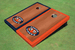 Auburn University "Tiger Eyes" Rosewood Alternating Border Cornhole Boards