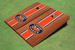 Auburn University "Tiger Eyes" Orange Rosewood Matching Long Stripe Cornhole Boards