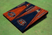 Auburn University "Tiger Eyes" Alternating Wood Look Triangle Cornhole Boards
