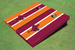 Virginia Tech "HokieBird" Alternating Long Stripe Cornhole Boards