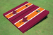 Virginia Tech "HokieBird" Orange And Maroon Matching Long Stripe Cornhole Boards Virginia Tech "HokieBird" Orange And Maroon Matching Long Stripe Cornhole Boards