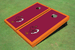 Virginia Tech "HokieBird" Orange Matching Border Cornhole Boards Virginia Tech "HokieBird" Orange Matching Border Cornhole Boards