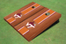 Virginia Tech "HokieBird" Orange Rosewood Matching Long Stripe Cornhole Boards Virginia Tech "HokieBird" Orange Rosewood Matching Long Stripe Cornhole Boards