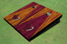 Virginia Tech "HokieBird" Alternating Wood Look Triangle Cornhole Boards