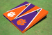 Clemson University Alternating Triangle Cornhole Boards