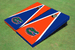University Of Florida Orange And Blue Alternating Triangle Cornhole Boards