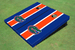 University of Florida Orange and Royal Matching Long Stripe Cornhole Boards University of Florida Orange and Royal Matching Long Stripe Cornhole Boards