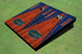 University of Florida Orange and Royal Matching Wood Look Triangle Cornhole Boards