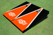 Oklahoma State University Orange and Black Matching Triangle Cornhole Boards Oklahoma State University Orange and Black Matching Triangle Cornhole Boards