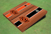 Oklahoma State University Rosewood Alternating Long Stripe Cornhole Boards