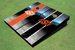 Oklahoma State University Field Long Stripe Alternating Themed Cornhole Boards