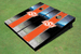 Oklahoma State University Field Long Stripe Matching Orange Themed Cornhole Boards